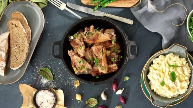 Janjeći kotleti s pireom od celera