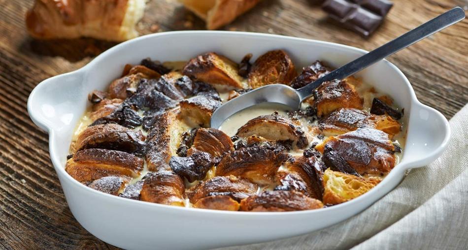 Čokoladni puding od croissanta