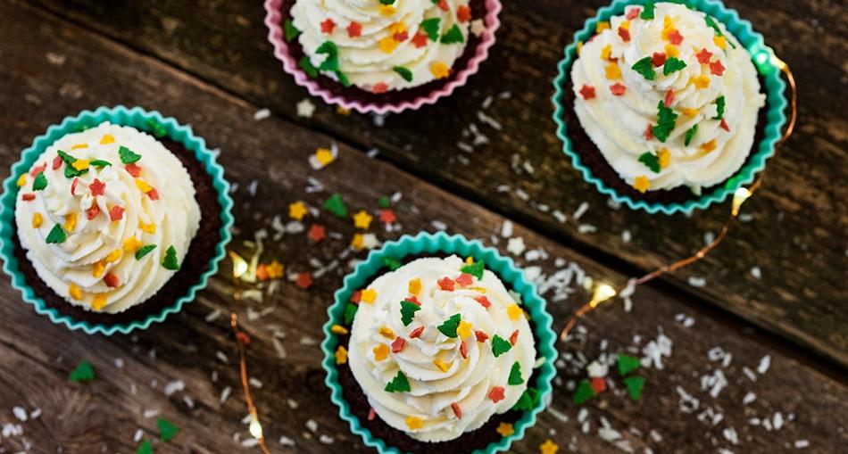 Božićni cupcakes kolačići