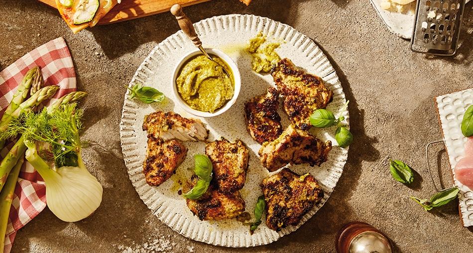 Puretina s pestom - mediteranski specijalitet s roštilja