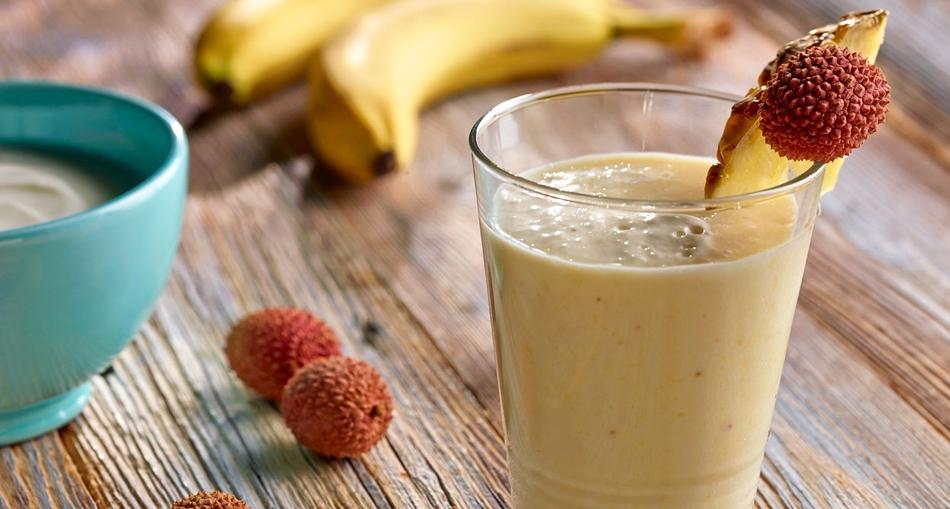 Tropsko smoothie s ličijem