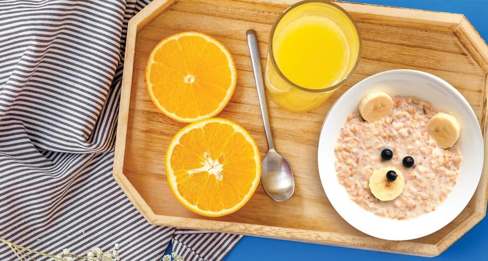 Zobena kaša s bananom