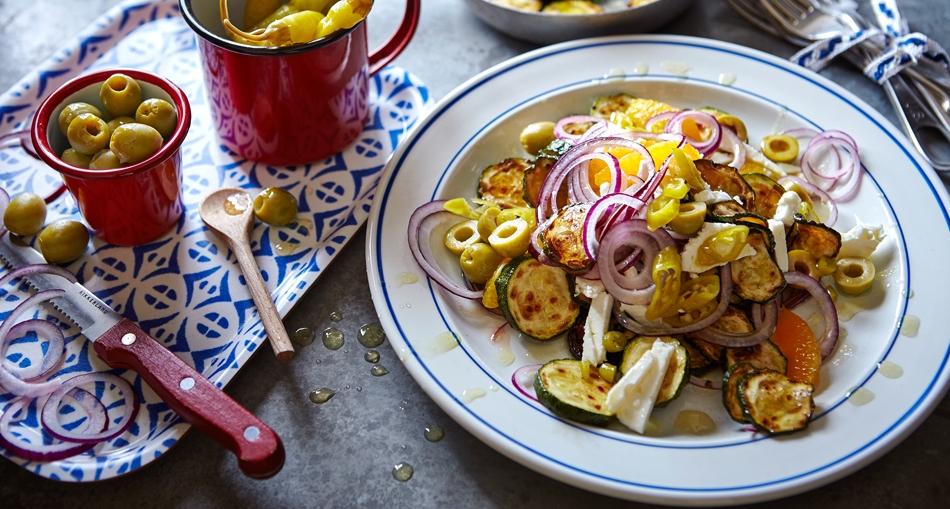 Pržene tikvice s dresingom od feferona