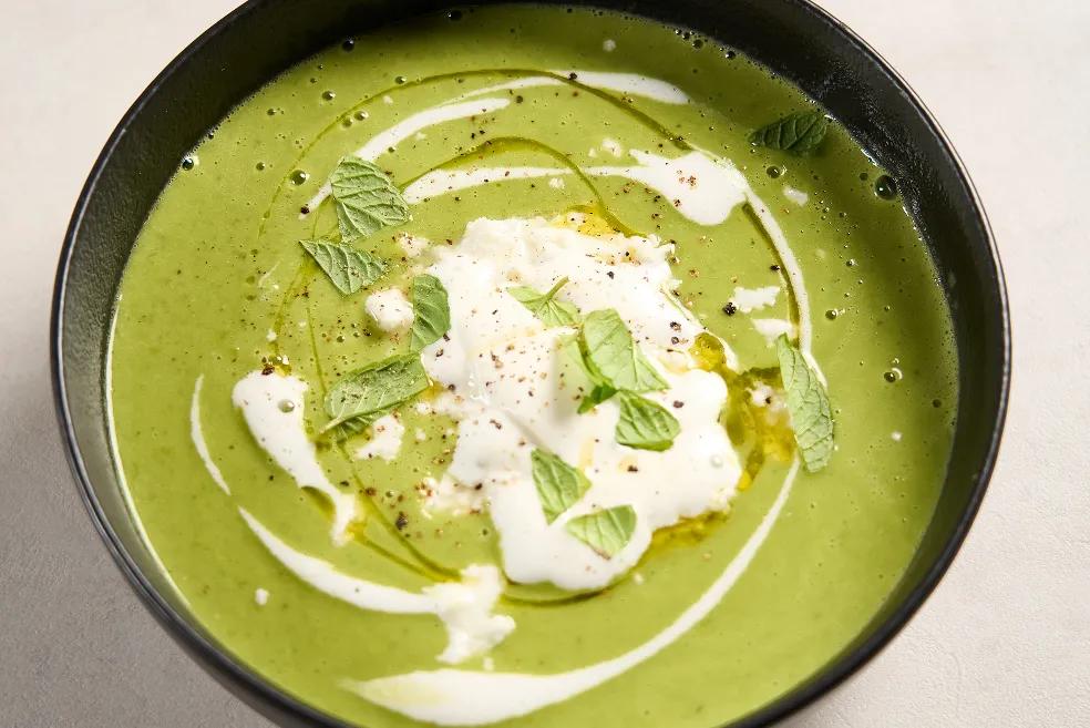 Krem juha od graška s feta sirom