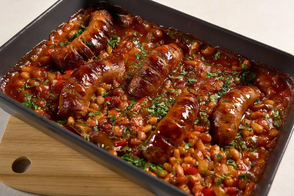 Zapečeni grah s kobasicom